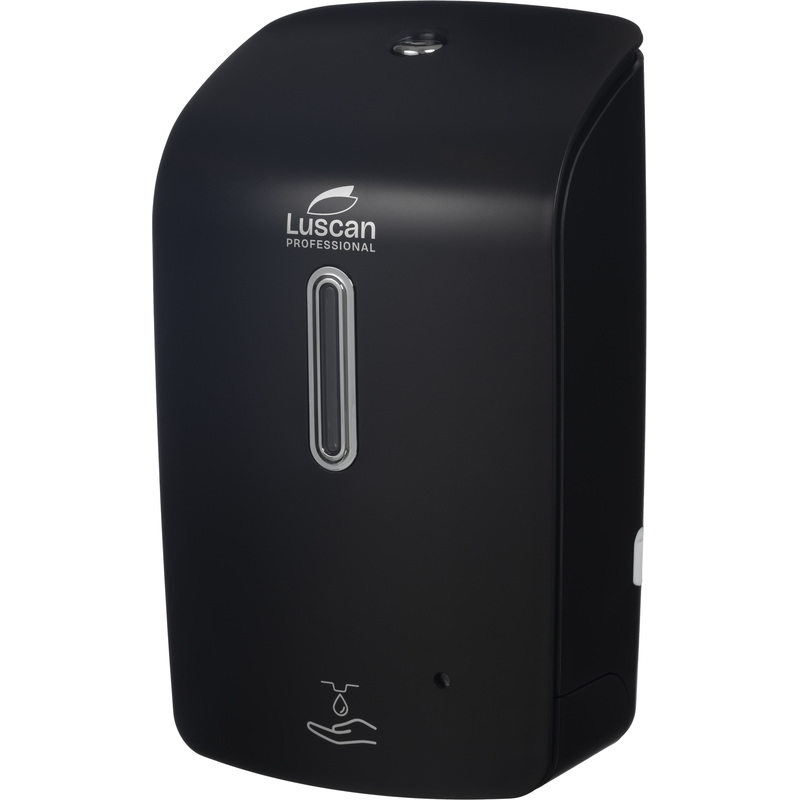 Изображение товара Дозатор жидкого мыла сенсорный Luscan Etalon 1 литр Черный автоматический