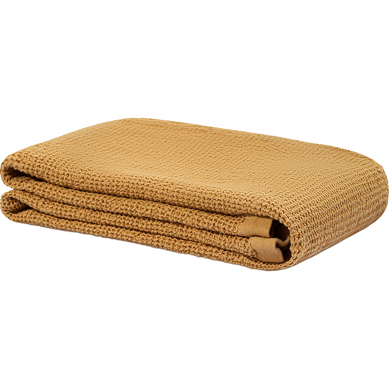 Изображение товара Вафельное полотенце Essential 70x140 см коричневое из 100% хлопка