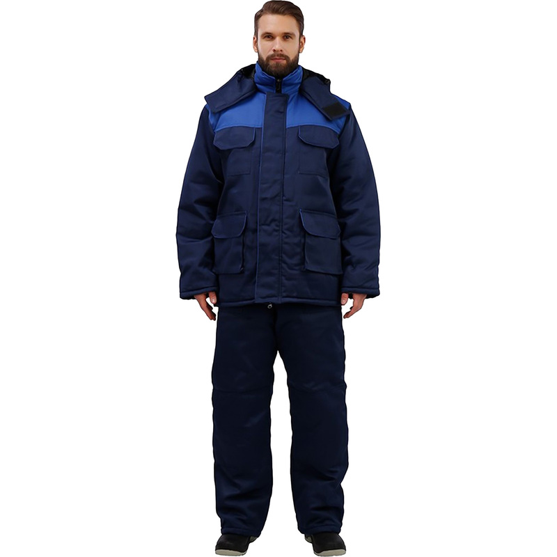 Изображение товара Зимний рабочий костюм З12-КПК с утеплителем и капюшоном