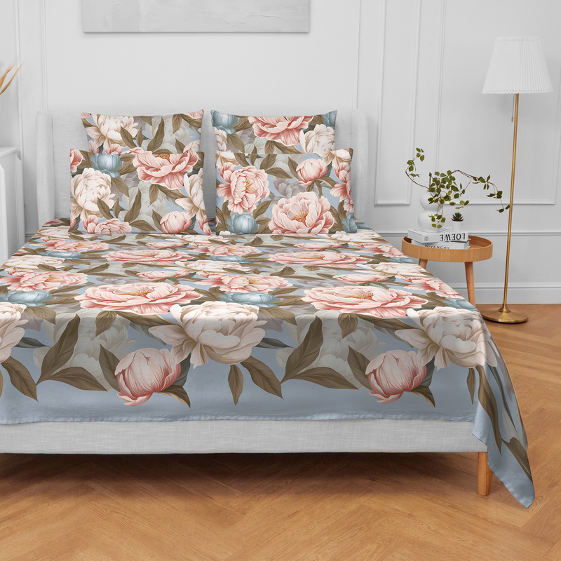 Изображение товара Простыня Хорошо дома! Симфония 220x240 см поплин разноцветная