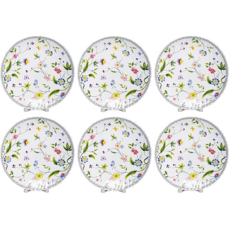 Изображение товара Набор тарелок на 6 персон 6 предметов Olaff Мануэла стеклокерамика