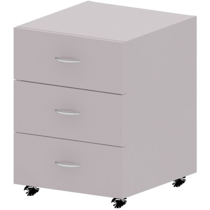 Изображение товара Тумба подкатная Simple.SC-3M/3M серый 3 ящика мебель для офиса и дома