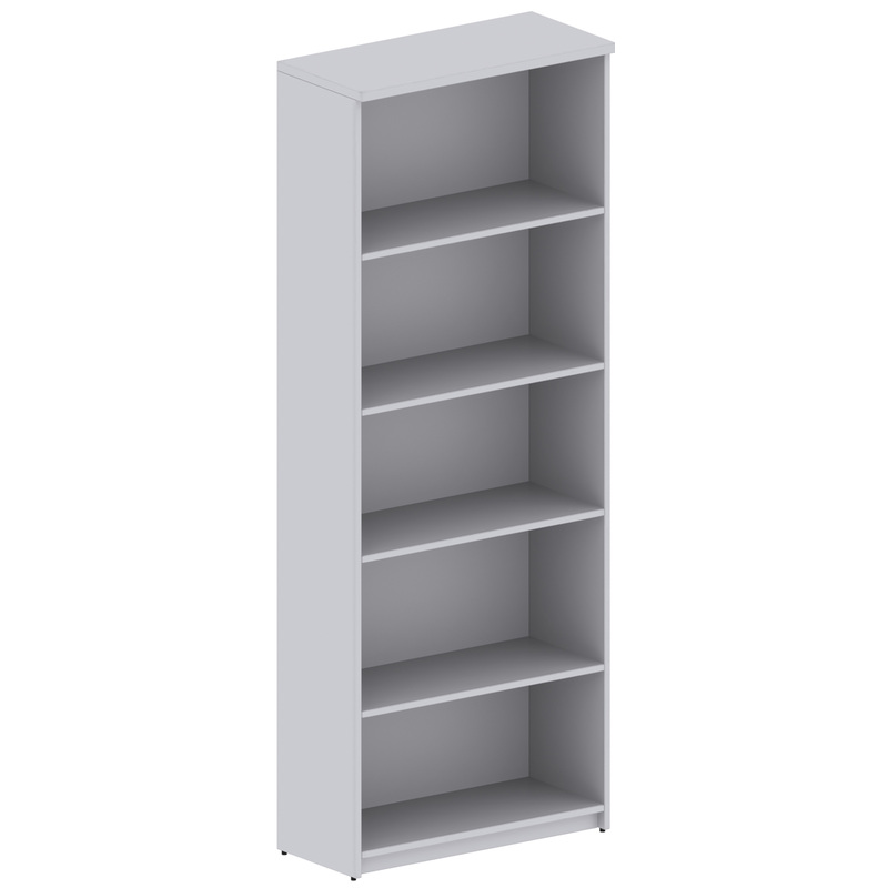 Изображение товара Стеллаж для документов Комус Мебель Easy to lead серый 768x370x1997 мм