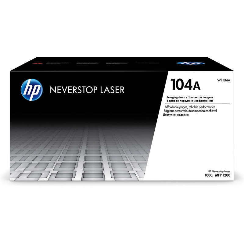 Изображение товара Оригинальный фотобарабан HP 104A W1104A черный для серии Neverstop Laser