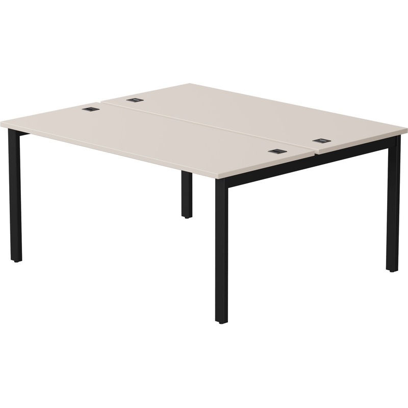 Изображение товара Рабочая станция EVO 254S020GU9005 двухместная кашемир чёрный 1580х1370х755 мм