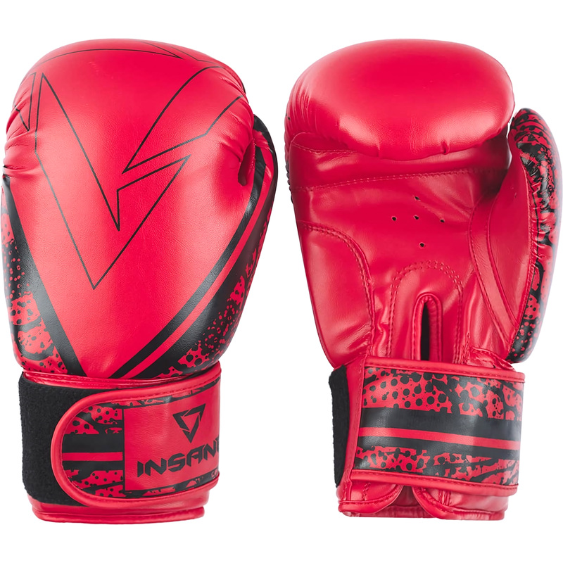 Изображение товара Перчатки боксерские Insane Odin IN22-BG200 красные 12 oz