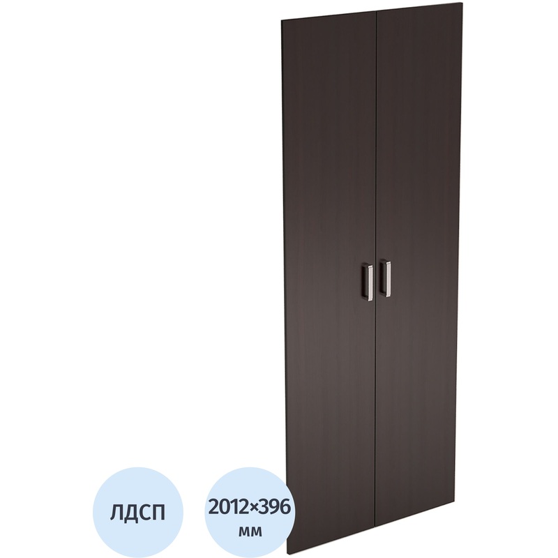 Изображение товара Двери высокие Avance 6ФК 001 венге 396х2012 мм 2 шт в упаковке