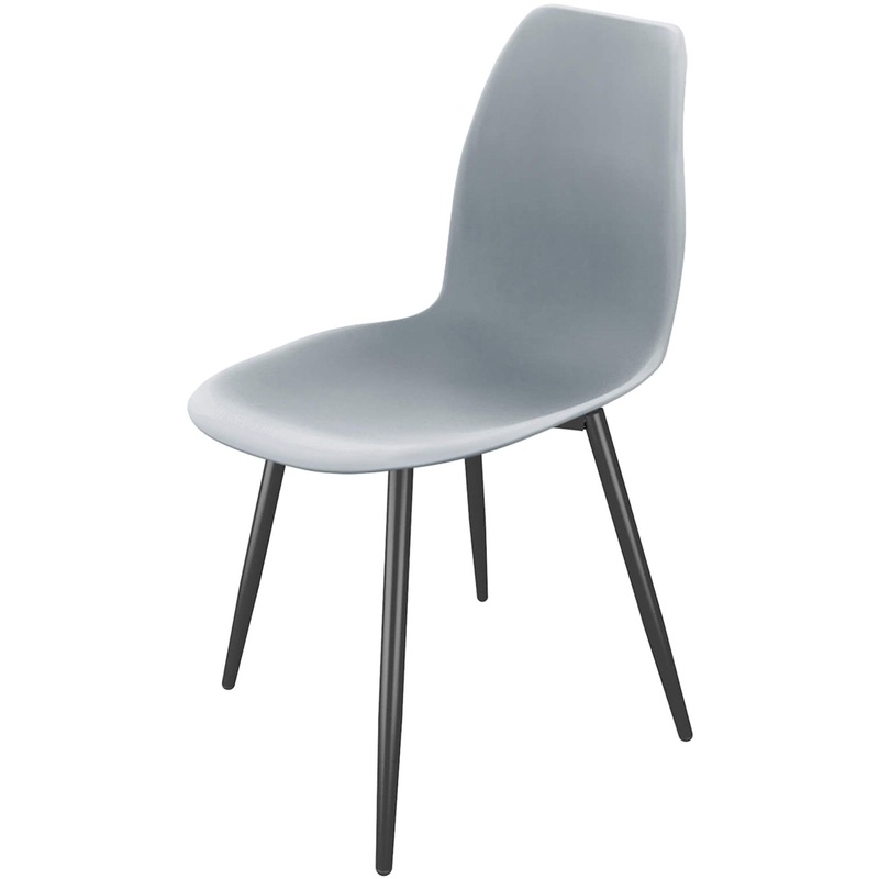 Изображение товара Стул обеденный Sheffilton SHT-ST29/S95-1 серый (пластик, металл)