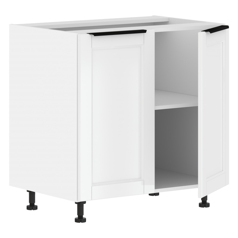 Изображение товара Шкаф напольный Sicilia с полкой белой эмали 800х560х820 мм