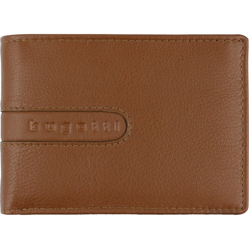Изображение товара Портмоне мужское Bugatti Bomba из полиэстера и натуральной кожи коричневого цвета (49135207)