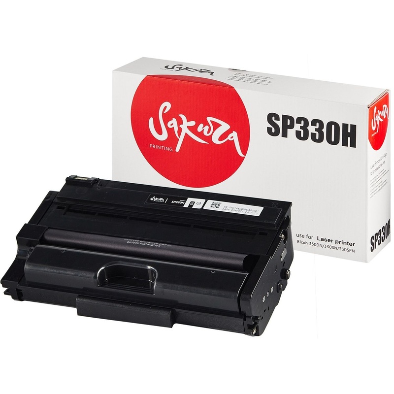 Изображение товара Картридж лазерный Sakura SP 330H SASP330H/408281 для Ricoh черный совместимый повышенной емкости
