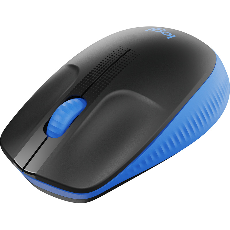 Изображение товара Мышь беспроводная Logitech 910-005907 синяя/чёрная