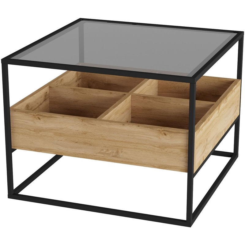 Изображение товара Журнальный столик Кассо СЖ01 черный 600x600x460 мм