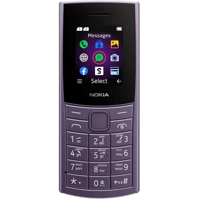 Изображение товара Мобильный телефон Nokia 110 4G TA-1543 DS EAC фиолетовый