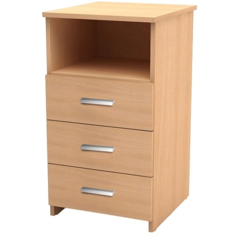 Изображение товара Приставная тумба Канц ТК31.10 бук невский 400x450x750 мм с 3 ящиками