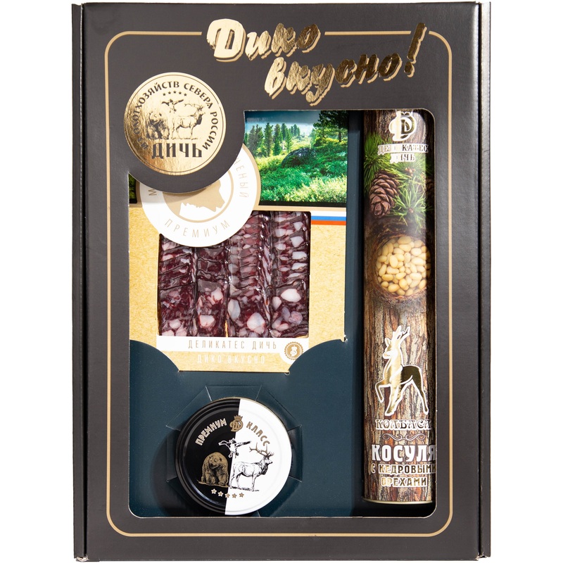 Изображение товара Набор подарочный Деликатес Дичь Тайга