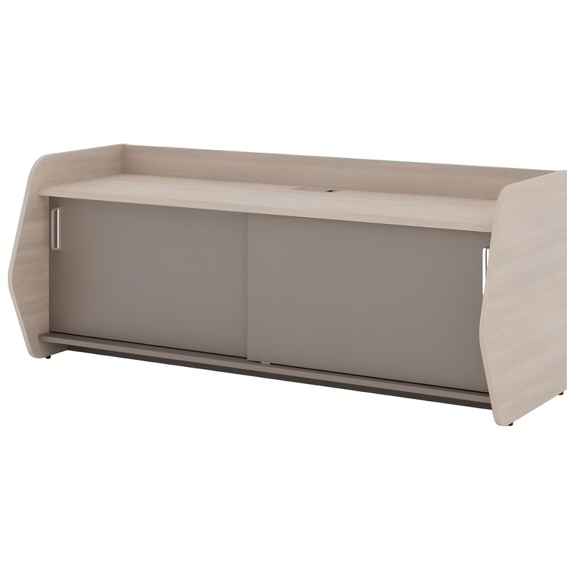 Изображение товара Тумба Комус Мебель Fregat 129T011 (дуб скандинавский/базальт, 1602х603х654 мм)