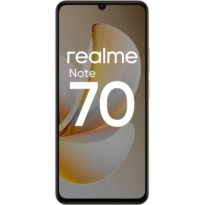 Изображение товара Смартфон Realme Note 70 RMX5313 6+128 ГБ золотистый (6941764470620)