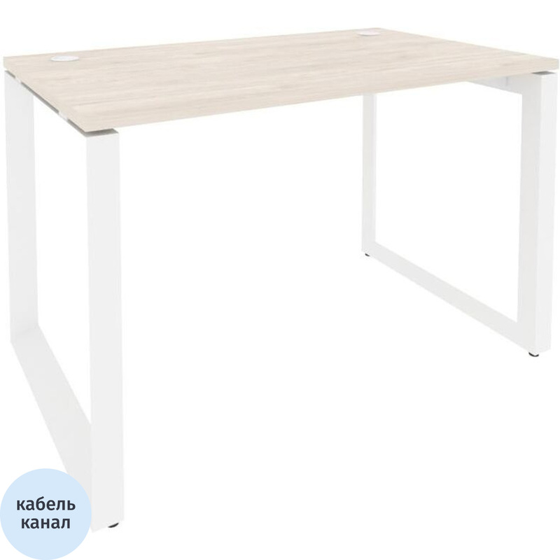 Изображение товара Стол прямой ONIX-О O.MO-SP-2.7 светлый белый 1180x720 мм