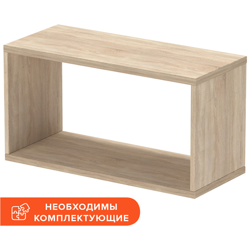 Изображение товара Каркас-антресоли Комус Мебель (Easy to lead) Easy One (дуб сонома, 768x370x410 мм)