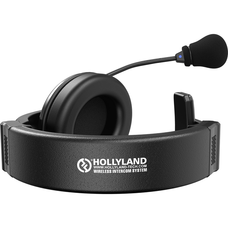Изображение товара Беспроводные наушники Hollyland HeadSet for Syscom 1000T черные пластиковый корпус