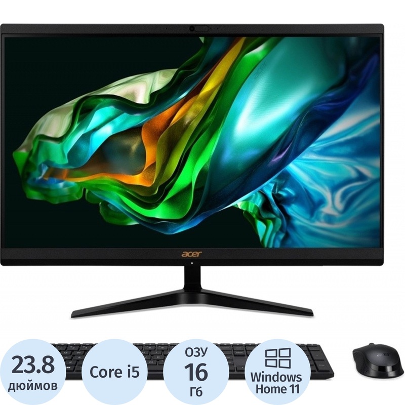 Изображение товара Моноблок Acer Aspire C24-1800 23.8 Full HD Intel Core i5 16 ГБ SSD Windows 11