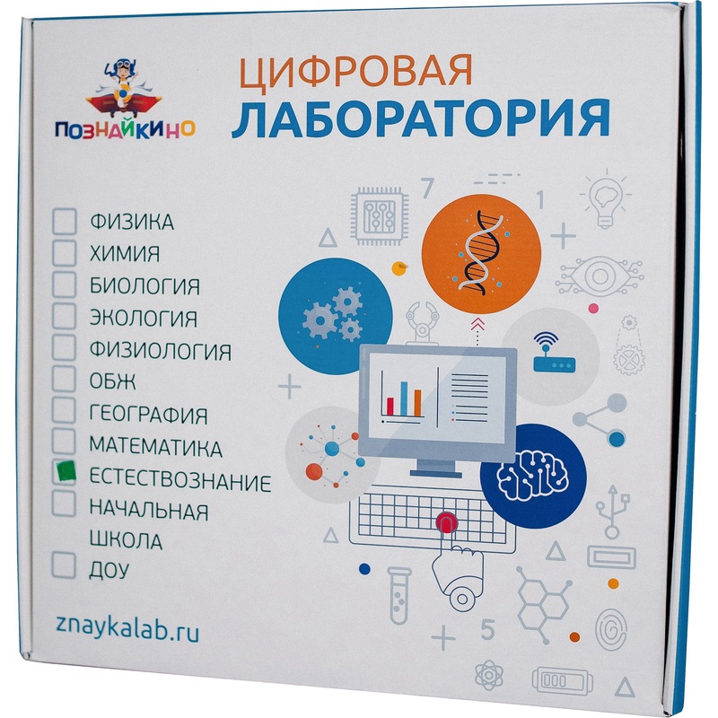 Изображение товара Цифровая лаборатория Познайкино ЦЛ-2УОК-ЕСТ002 для учителя по естествознанию