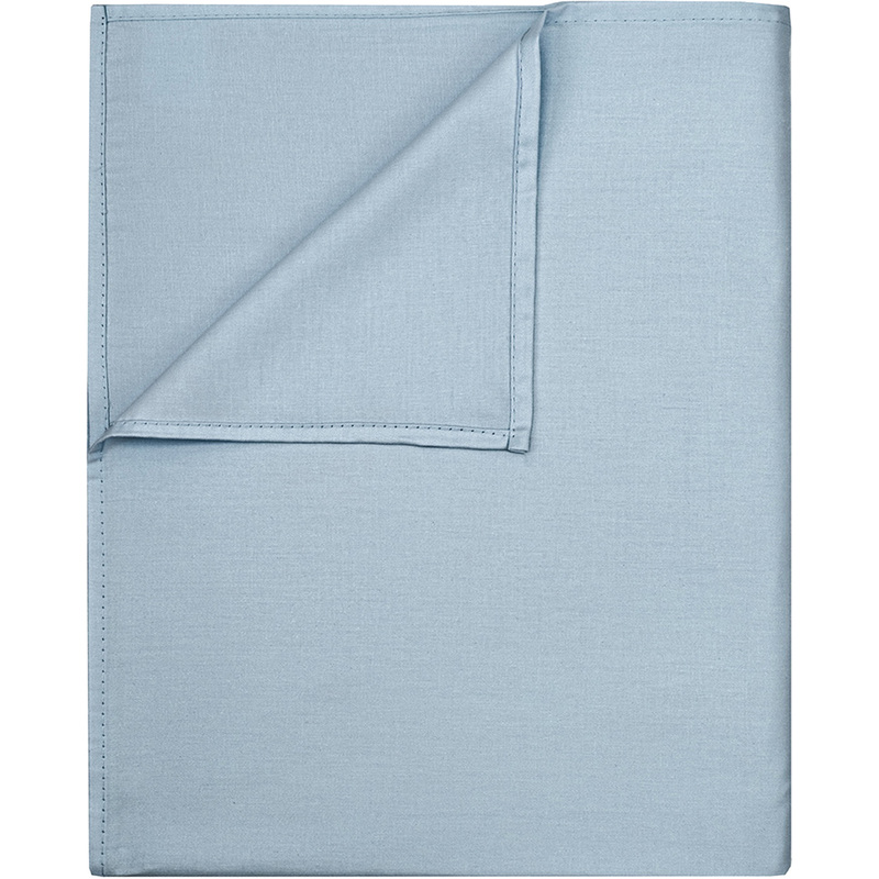 Изображение товара Простыня Monocolor 150x220 см сатин 125 г/кв.м голубая