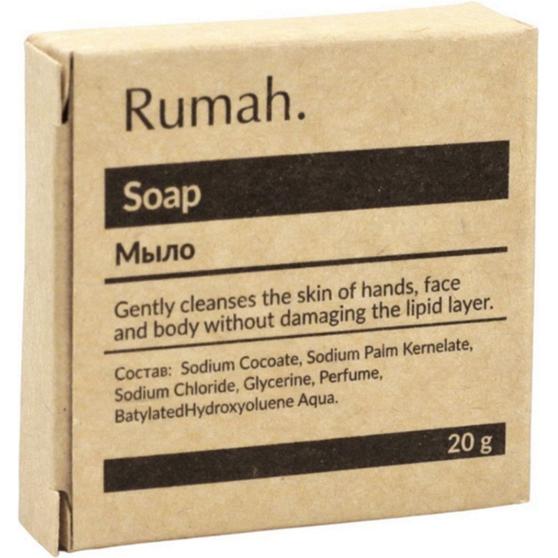 Изображение товара Мыло туалетное Rumah 20 г 500 штук в упаковке