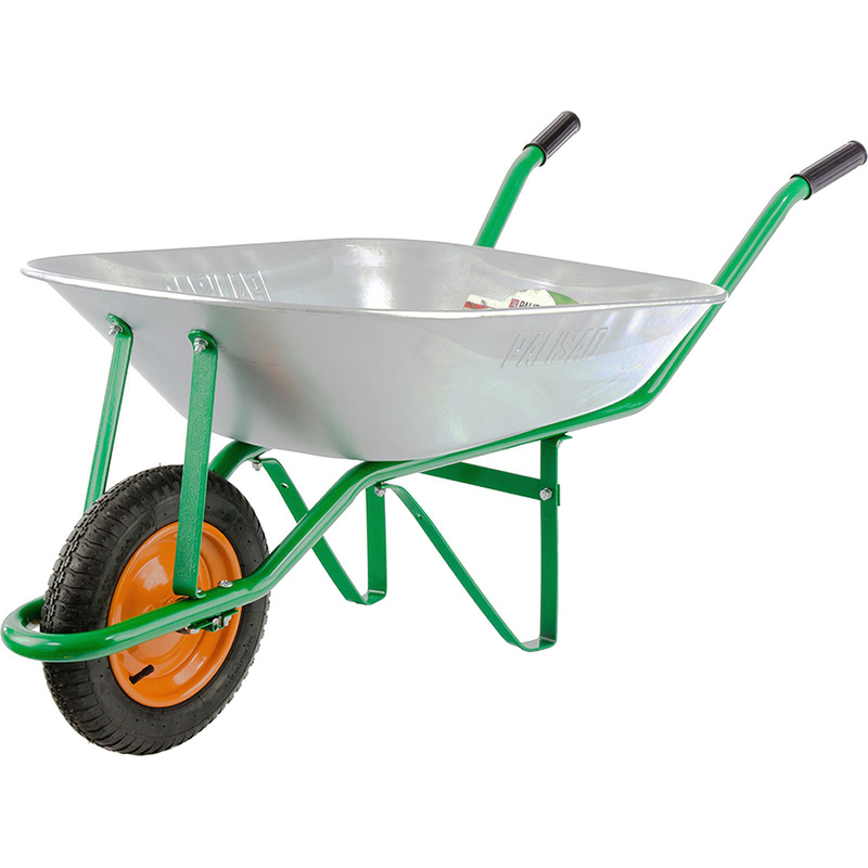 Изображение товара Уценка. Тачка садовая Palisad одноколёсная 160 кг 78 л (689153/689155)