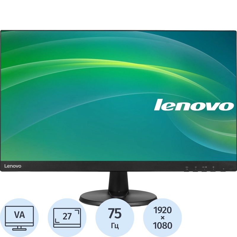 Изображение товара Монитор 27 Lenovo C27-40 черный 1920x1080 VA HDMI VGA