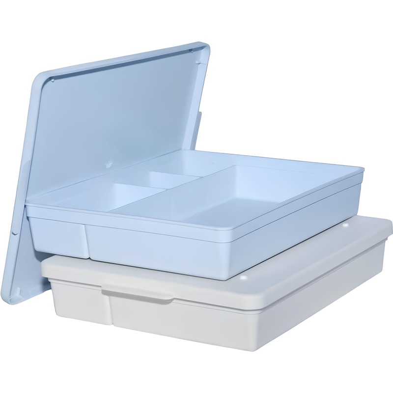 Изображение товара Лотки полимерные прямоугольные с крышкой ЛПпу 0.85А 850 мл (20 штук в упаковке)