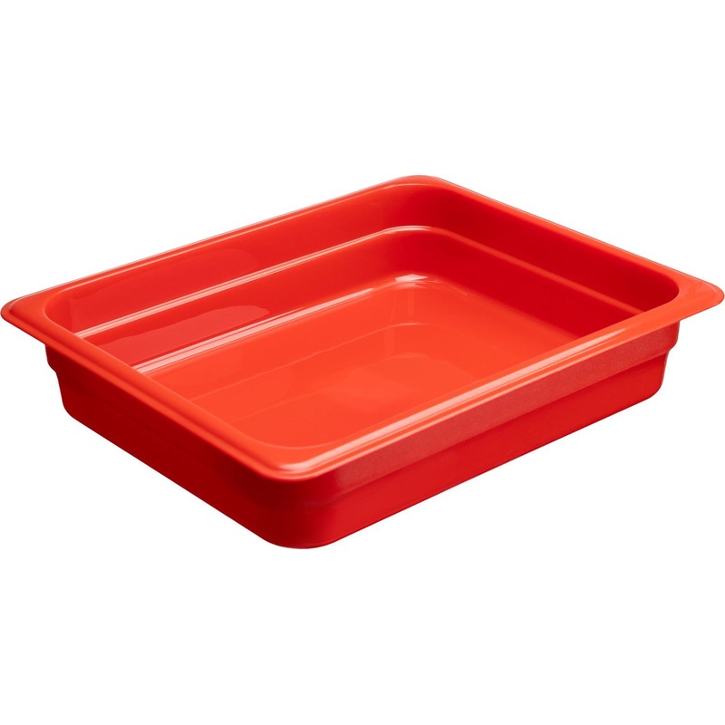 Изображение товара Гастроемкость Restola GN 1/2 32.5x26.5x6.5 см 4 л полипропилен красная