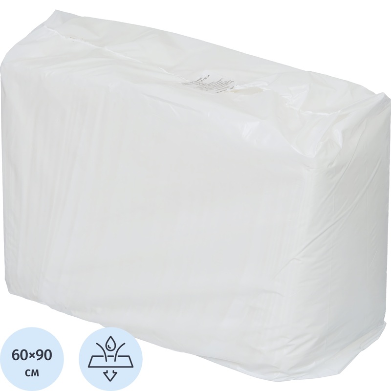 Изображение товара Одноразовые впитывающие пеленки 60x90 см, 30 шт Россия