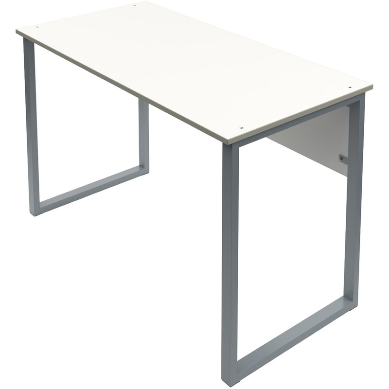 Изображение товара Уценка. Стол двухместный (белый/серый, 1200х600х760 мм)