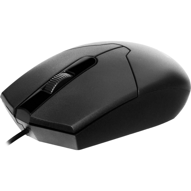 Изображение товара Проводная мышь Sven RX-30 черная с 3 кнопками и разрешением 1000 dpi