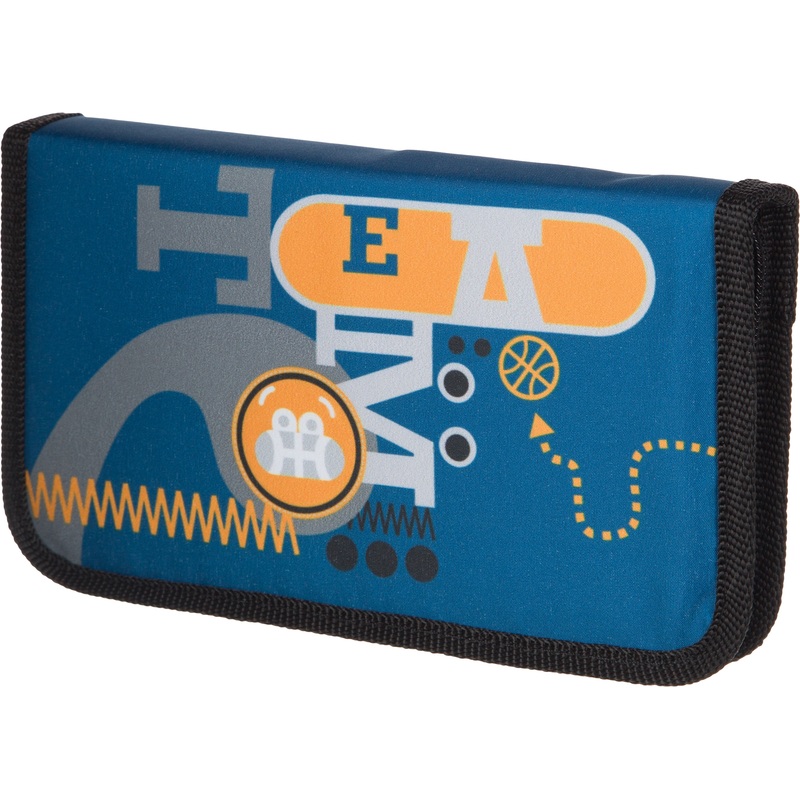 Изображение товара Односекционный пенал Комус Класс Team оранжевый для школьников