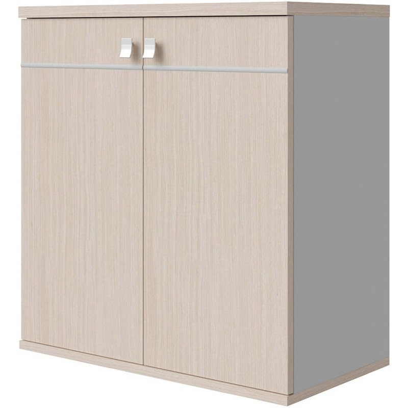 Изображение товара Греденция Swift (дуб шамони светлый/серый, 710х374х763 мм)