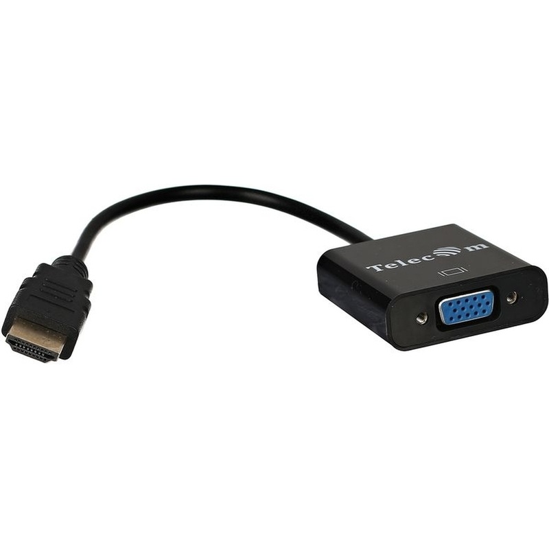 Изображение товара Кабель Telecom HDMI-VGA 0.15 метра TA558 для аудио и видео