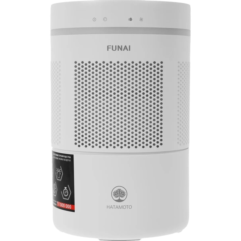 Изображение товара Очиститель воздуха Funai FAW-HTE450/4.0 WT белый для увлажнения и очистки до 40м2