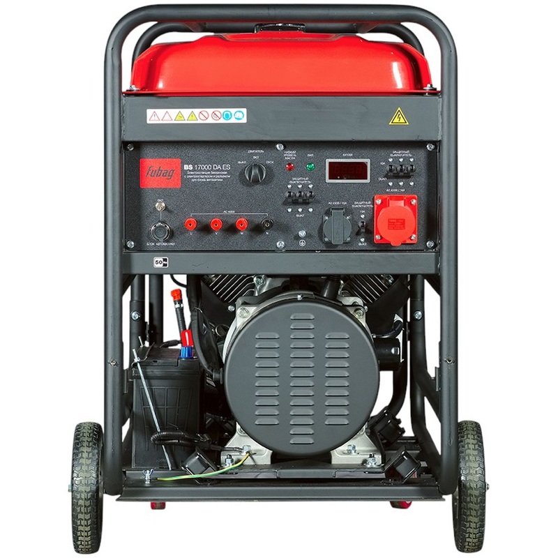 Изображение товара Генератор бензиновый Fubag BS 17000 DA ES трёхфазный электростанция 15 кВт