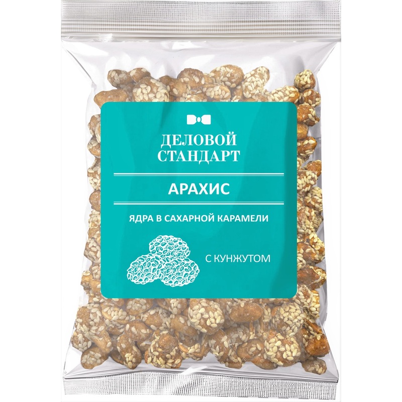 Изображение товара Арахис Деловой Стандарт в карамели с кунжутом 500 г Россия
