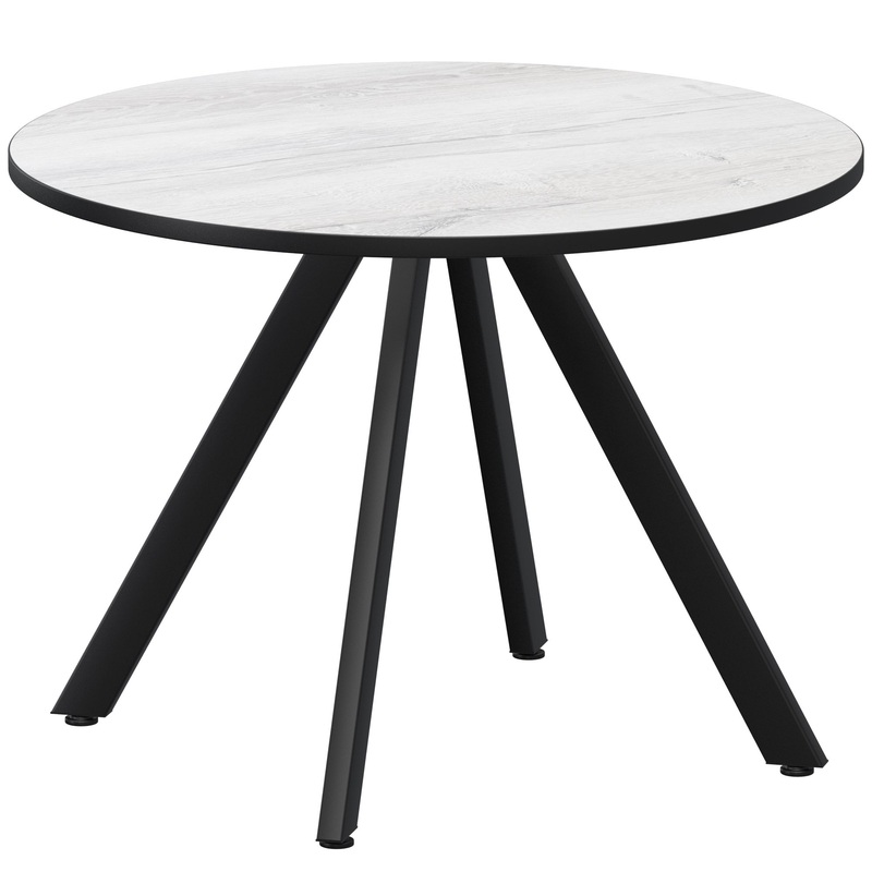 Изображение товара Стол обеденный Байкал Мини круглый (фрост, 800х800х750 мм)