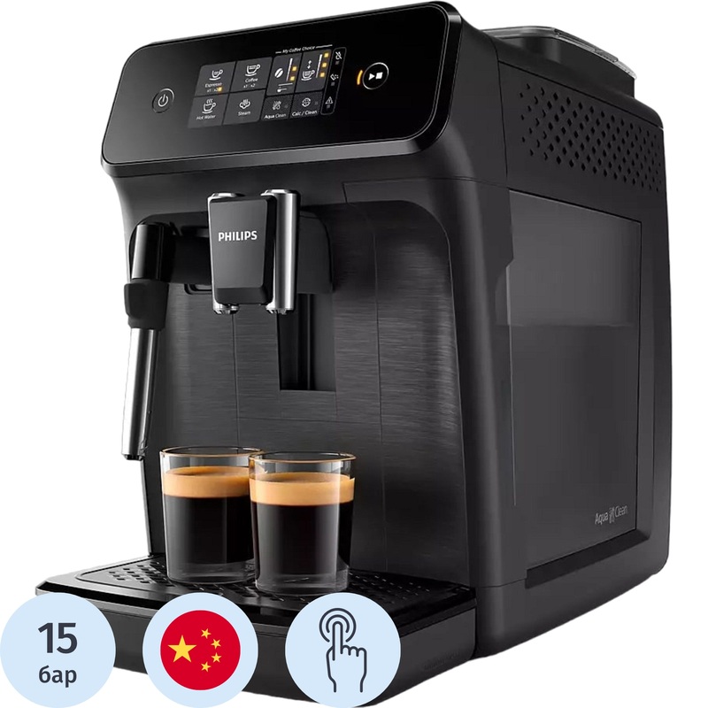 Изображение товара Кофемашина Philips EP1220/00 с автоматической очисткой и настройками