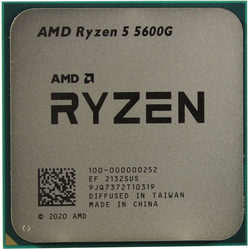 Изображение товара Процессор AMD Ryzen 5 5600G OEM 6 ядер, без системы охлаждения, новый