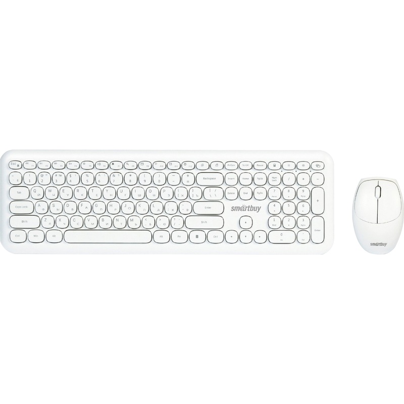 Изображение товара Комплект беспроводной клавиатуры и мыши Smartbuy SBC-666395AG-W