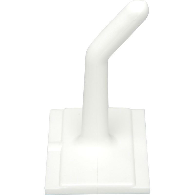 Изображение товара Держатель/крючок ФБК 60 мм белый для рейлингов
