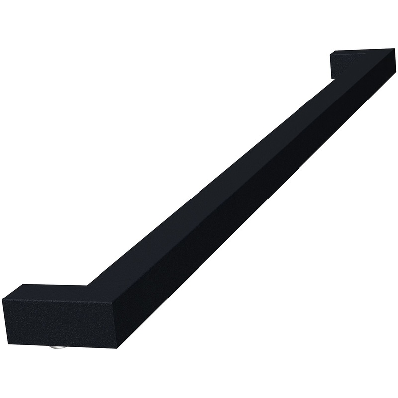 Изображение товара Держатель-рейлинг Rapido RP-450B черный 450 мм для интерьера loft