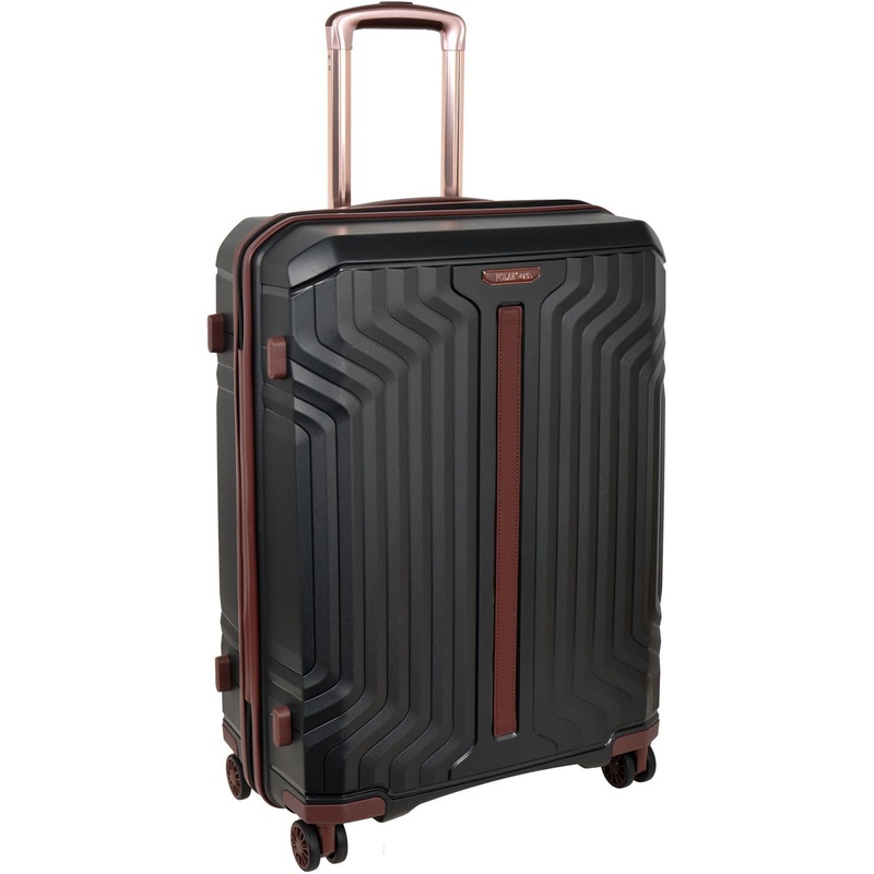 Изображение товара Чемодан Polar размер M 61 л из полипропилена чёрный