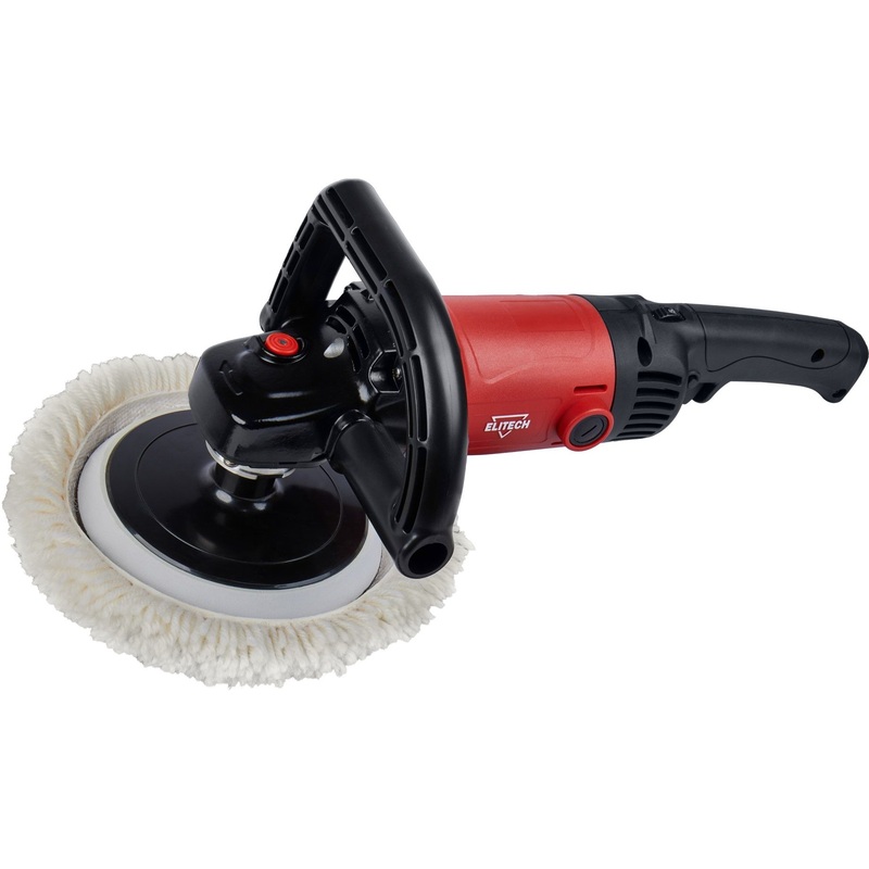 Изображение товара Шлифмашина полировальная Elitech МП 1418Э 1400Вт 180мм регулировка оборотов